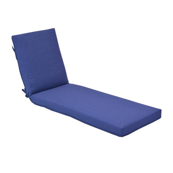 Hampton Bay CushionGuard Sky Outdoor Chaise Lounge Cushion