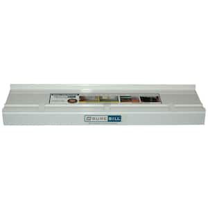 4-1/8 in. x 80 in. White PVC Sloped Sill Pans for Door and Window Installation and Flashing (10-Pack)