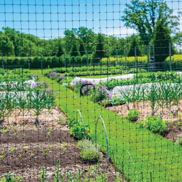 YARDGARD 3 ft. x 25 ft. Multi-Purpose Black Plastic Netting