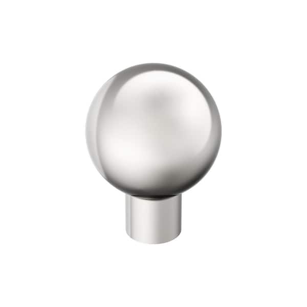 Coble 1-1/8 in. (29mm) Diameter Polished Nickel Classic Round Cabinet Knob