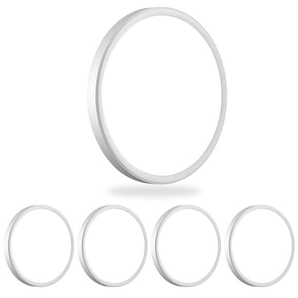 4 Pack 9 in. White Dimmable LED Flush Mount Ceiling Light, 2800 Lumen Super Slim Ceiling Light for Bedroom, Living Room