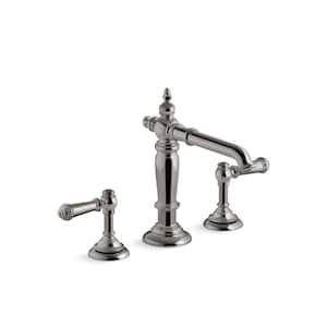 Artifacts With Column Design Widespread Bathroom Sink Spout