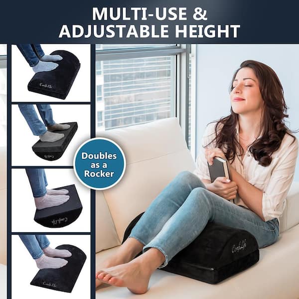 COMFILIFE Memory Foam Black Premium Comfort Seat Cushion Chair Pad  R-100-BLK - The Home Depot