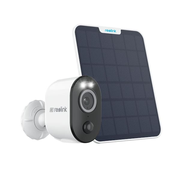 REOLINK Argus Series Solar Powered Dual Band WiFi 4K Outdoor Home Security Camera with Spotlights and Smart AI Detection