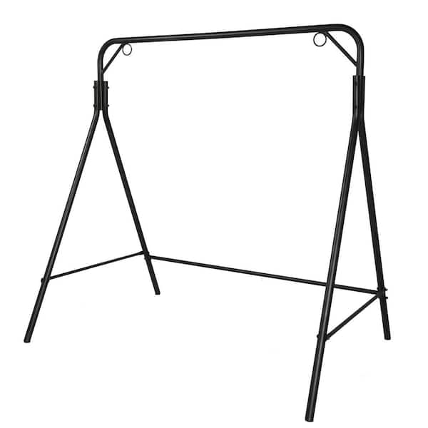 Karl home Black Metal Patio Swing Stand