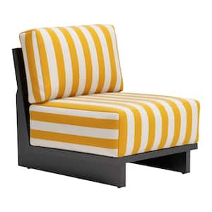 Shoreline Outdoor Collection Yellow Olefin Accent Chair