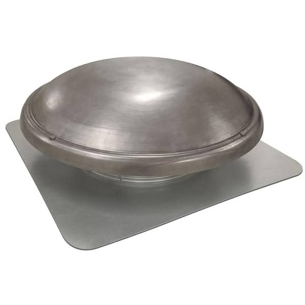 Master Flow 144 sq. in. NFA Galvanized Steel Static Dome Roof Vent in Mill
