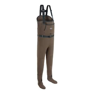 Rock Creek Neoprene Stocking Foot Fishing Chest Wader in Brown