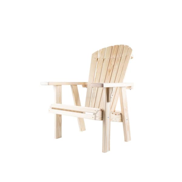 PALMETTO CRAFT Capers Solid Pine Wood Adirondack Chair