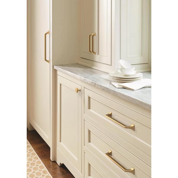 Exceed 8-13/16 in. (224mm) Modern Champagne Bronze Arch Cabinet Pull