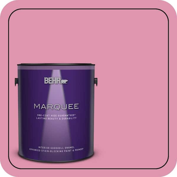 BEHR MARQUEE 1 gal. #P130-4 Its a Girl Eggshell Enamel Interior Paint & Primer
