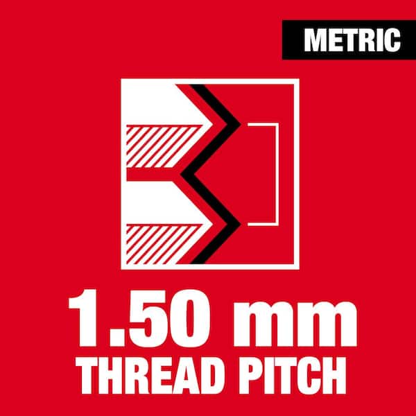M10-1.50 mm Straight Flute Plug Tap and R Drill Bit