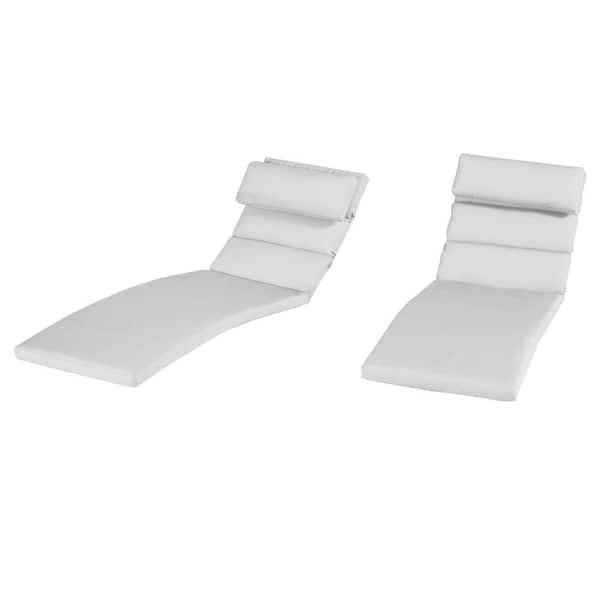 RST Brands Moroccan Cream Outdoor Chaise Lounge Cushions (Set of 2)
