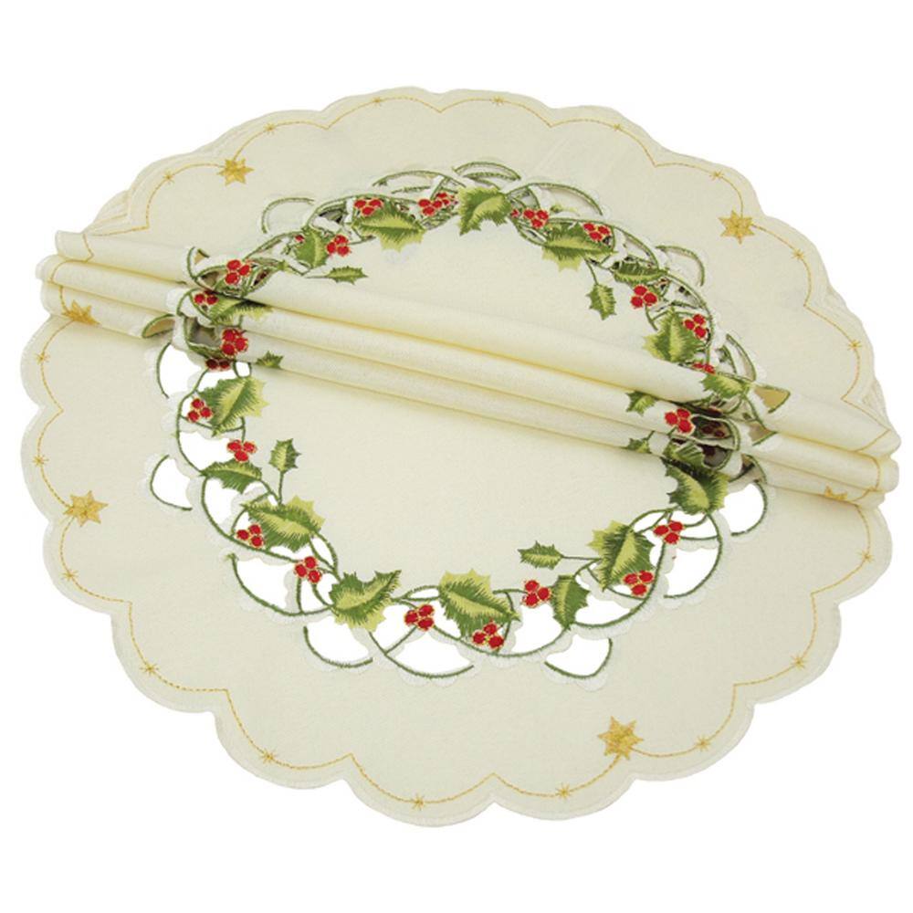 Blossom Round Lace Table Toppers 42 - Pine Hill Collections