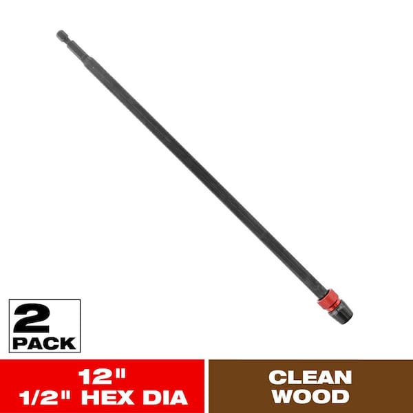 1/4 in. x 12 in. Universal Quick Release Extension (2-Pack)