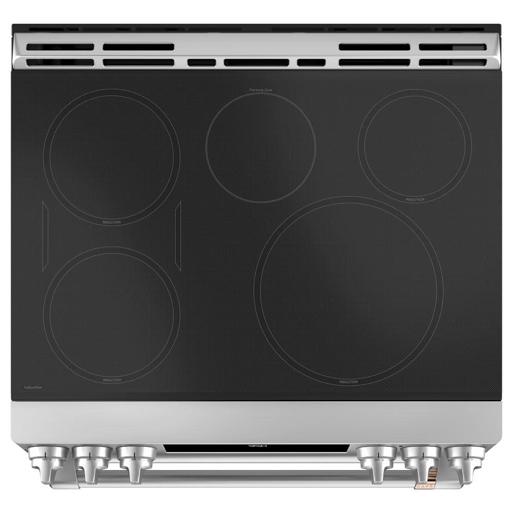 Stainless Steel 30" Smart Convection Gas Range with Griddle