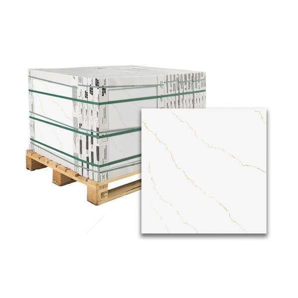 MSI Miraggio Gold 2 cm. x 24 in. x 24 in. Matte Porcelain Marble