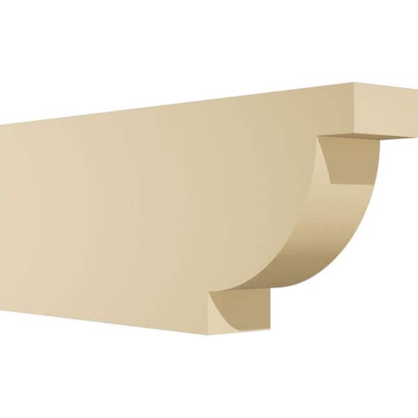 Ekena Millwork Standard Alpine 3 in. W x 8 in. H x 20 in. D Signature Urethane Rafter Tail Outlooker