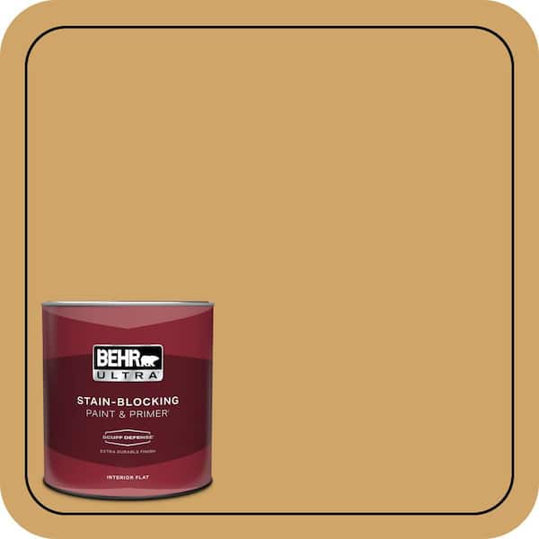 BEHR ULTRA 1 qt. #330D-5 Campground Extra Durable Flat Interior Paint & Primer