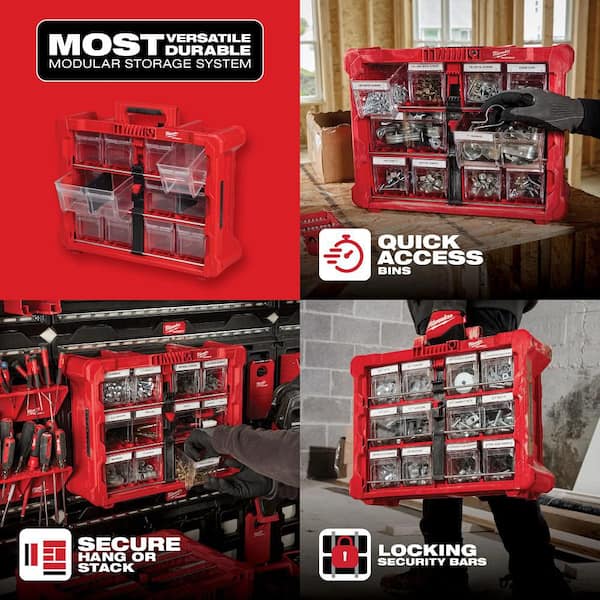 PACKOUT 10 Compartment Tilt Bin Organizer