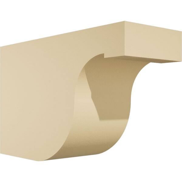 Ekena Millwork Standard Del Monte 6 in. W x 10 in. H x 16 in. D Signature Urethane Rafter Tail Outlooker