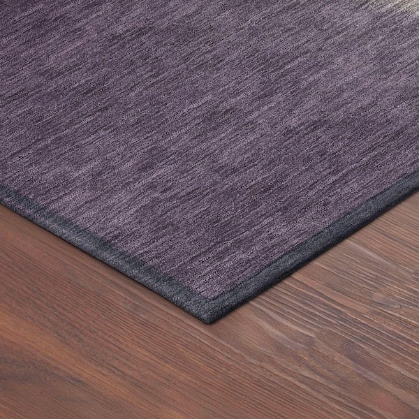 Chantille Machine Washable Indoor/Outdoor Abstract ACN2419 Plum 2 ft. x 3 ft. Accent Rug