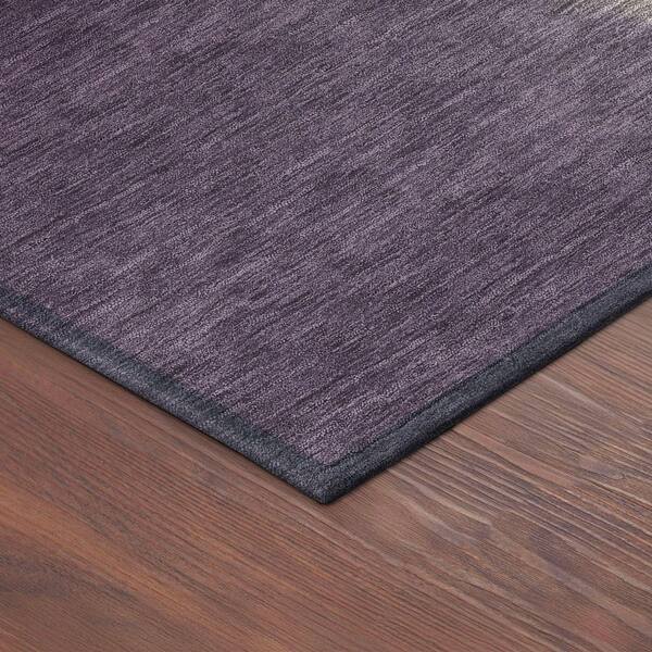 Chantille Machine Washable Indoor/Outdoor Abstract ACN2419 Plum 3 ft. x 4 ft. Area Rug
