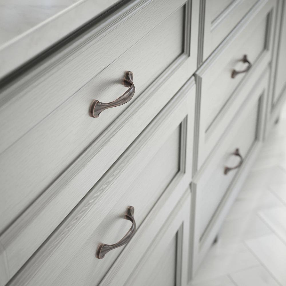 Venetian Bronze 3" Traditional Cabinet Drawer Pull with Mounting Hardware