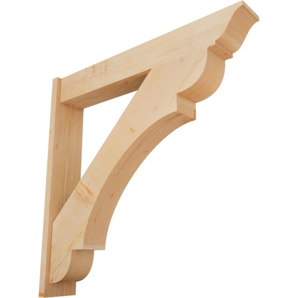 Ekena Millwork 8 in. x 44 in. x 44 in. Douglas Fir Olympic Traditional Smooth Outlooker