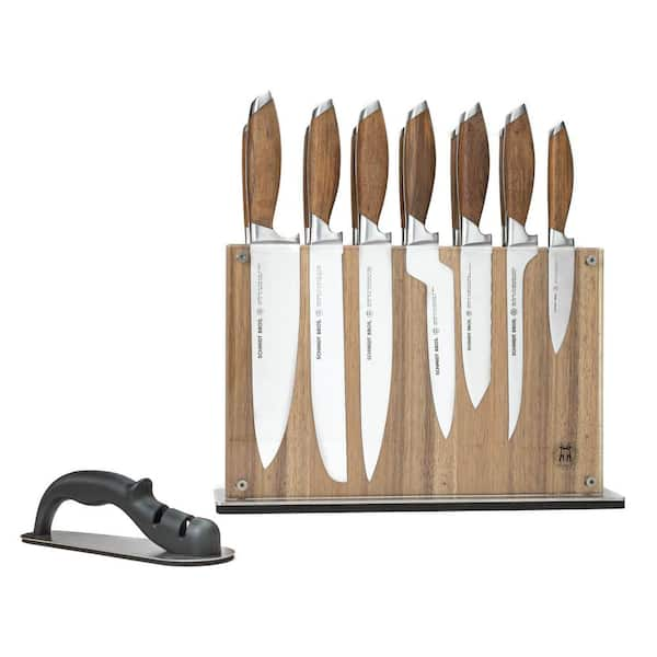 Schmidt Brothers Cutlery Bonded Teak 15-Piece Knife Block Set