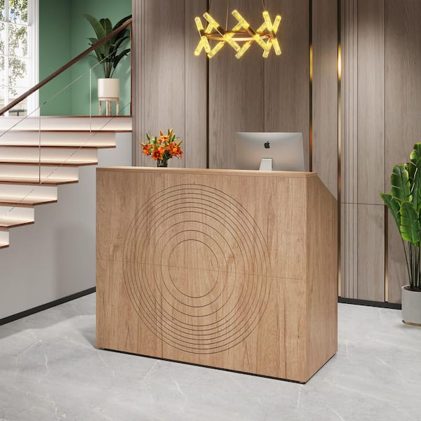 Wooden reception counter discount