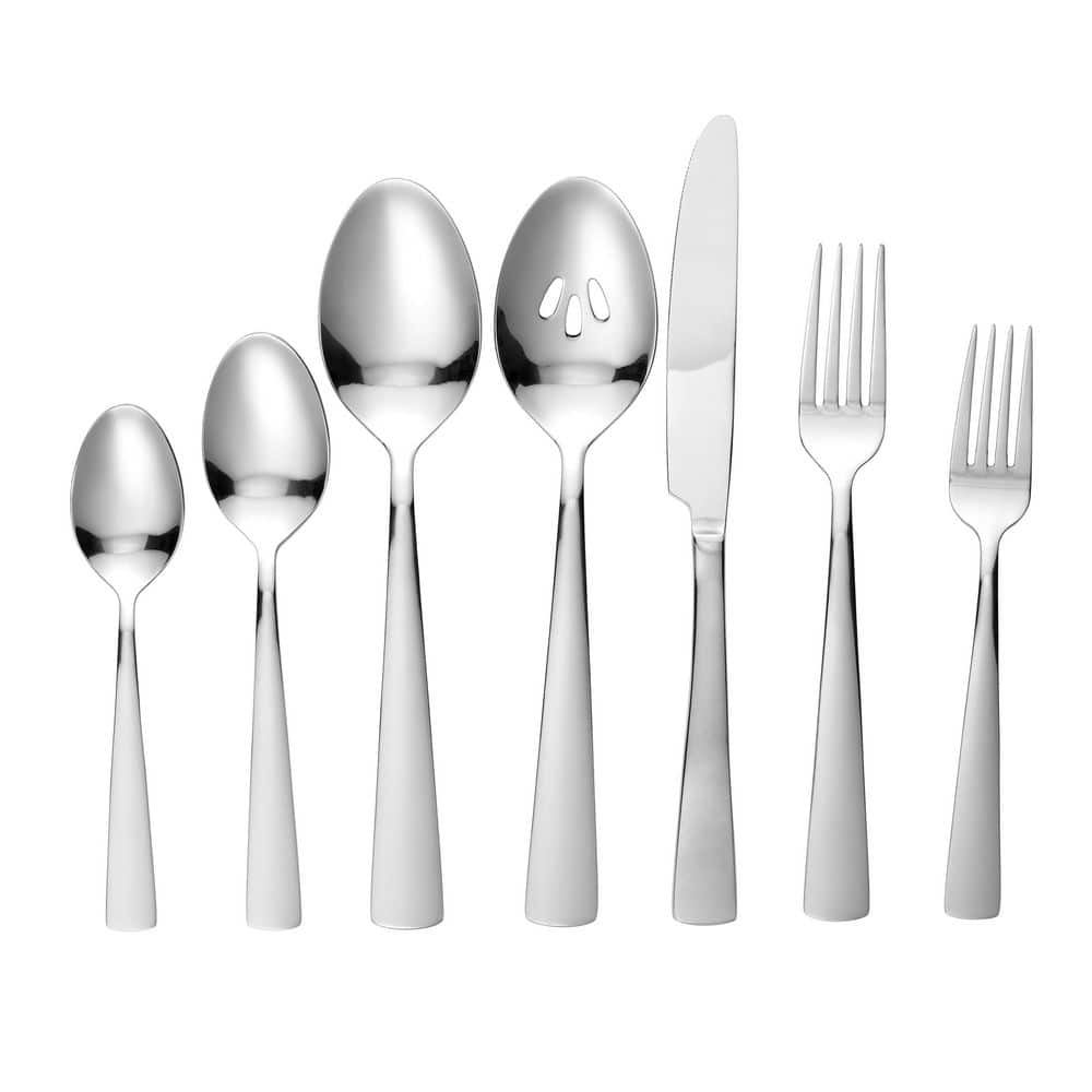 Lorren Home Trends 42-Piece 18/0 Stainless Steel Flatware Set (Service for 8)