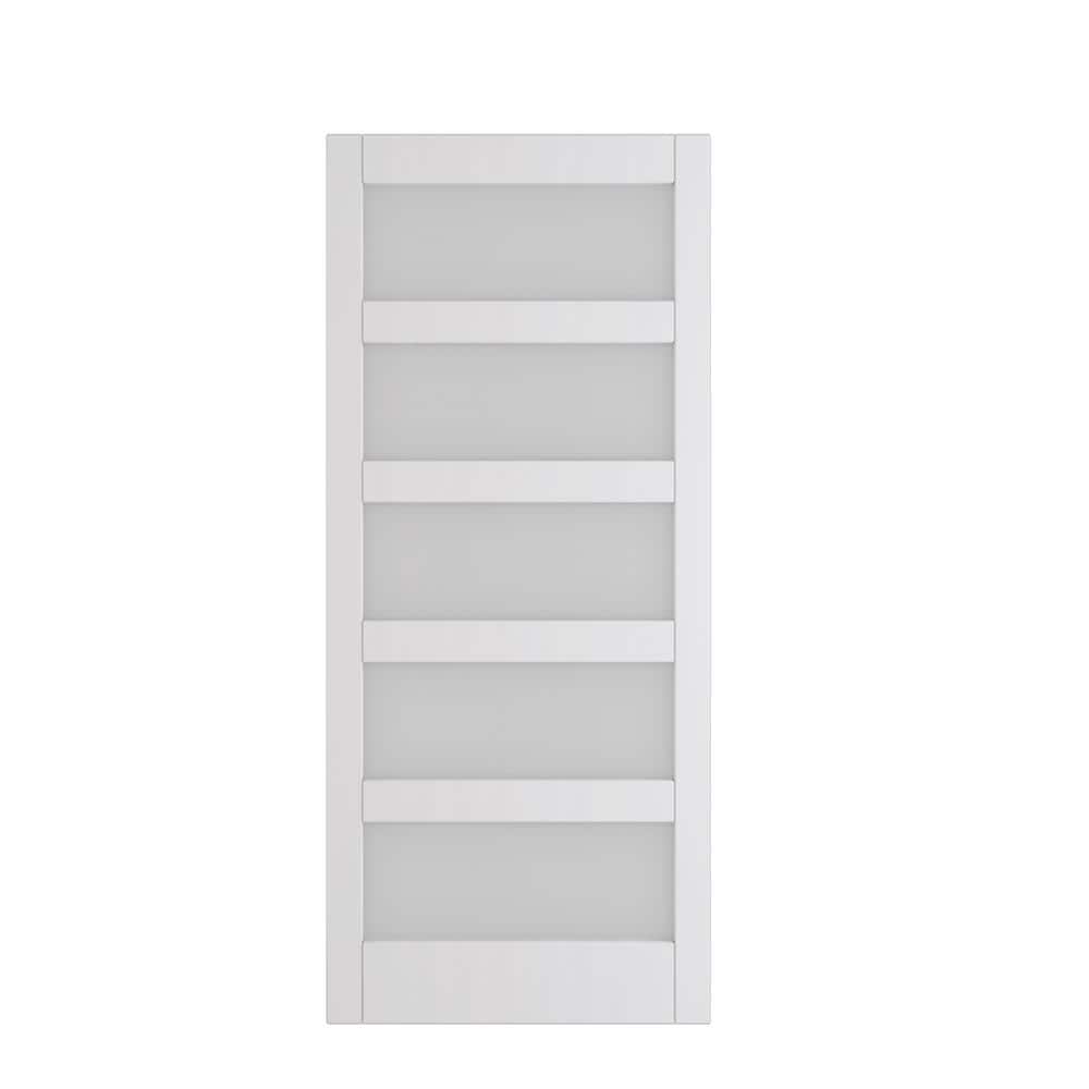 Reviews for TENONER 36 in. x 84 in. White Finished MDF Frosted Glass, 5