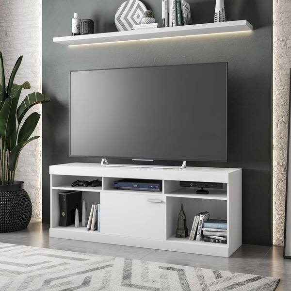 White gloss entertainment unit discount