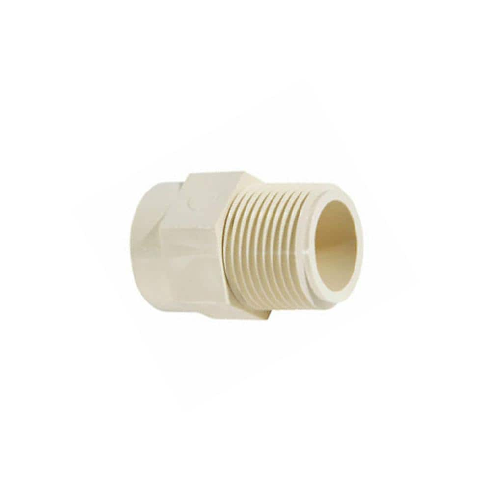 VPC 1/2 in. CPVC-CTS Slip x MIPT Adapter Fitting 26-M512111301 - The ...