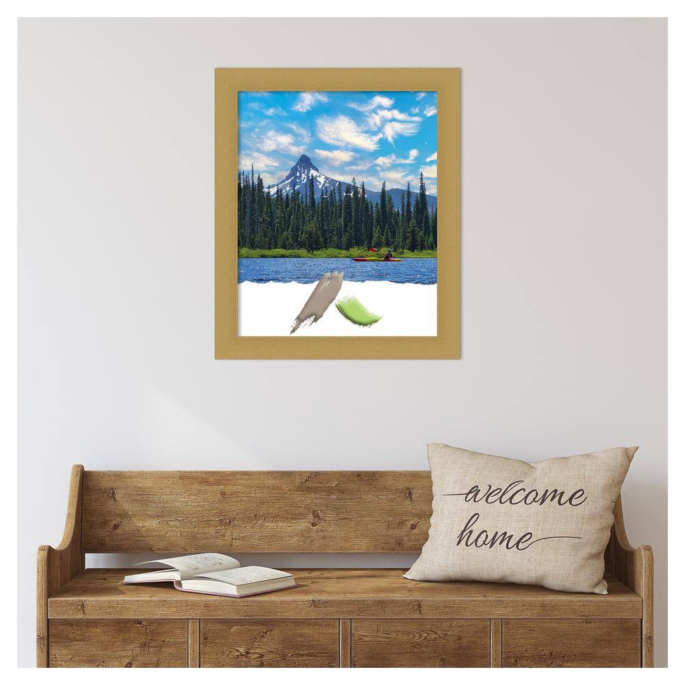 Grace Brushed Gold 18x22 Polystyrene Wall Picture Frame