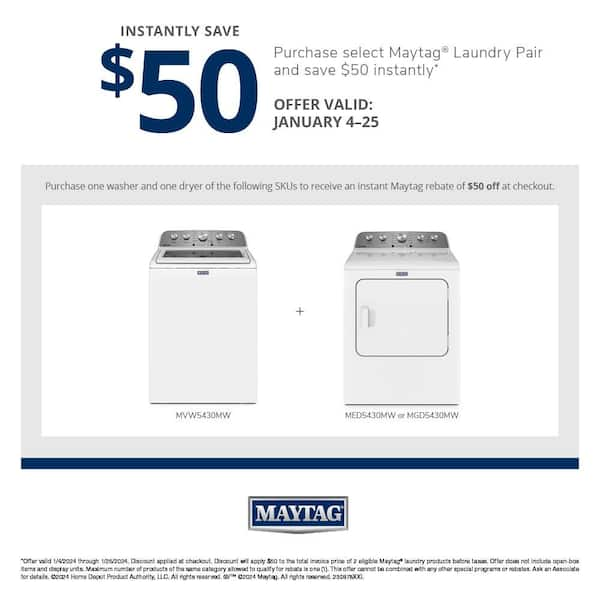 maytag commercial washer home depot