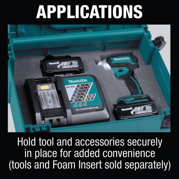 thumbnail image 2 of Makita 197210-9 Interlocking Case, Small, 4-3/8 X 15-1/2 X 11-5/8 2 of 4