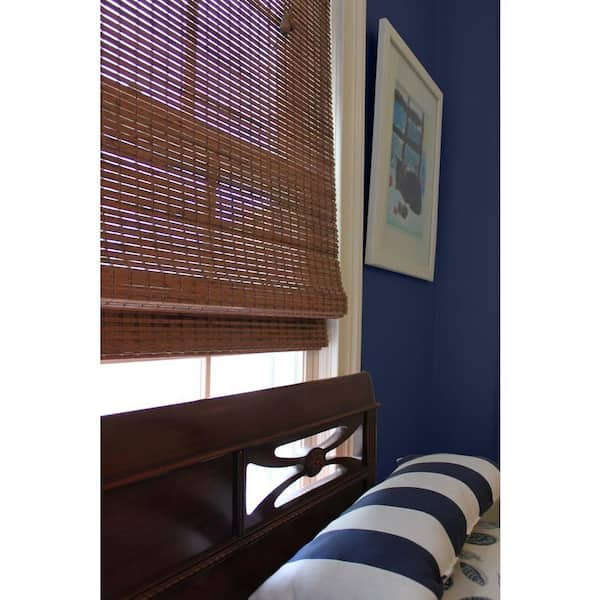 DesignView Maple Providence Bamboo Roman Shade - 23 in. W x 48 in. L