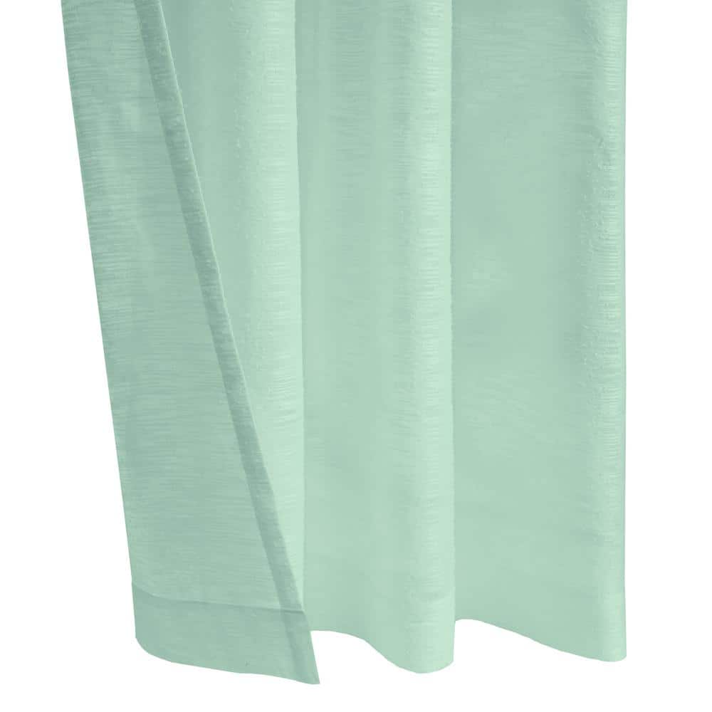 Surf Spray Sheer Grommet Top Polyester Window Panel