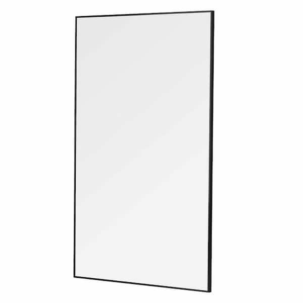 Leaning Mirror Wall, Black Full Length Mirror Home Depot
