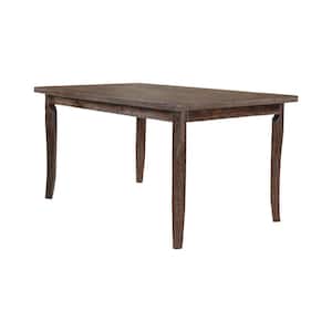 Mindy 60 in. Antique Natural Oak Rectangular Dining Table