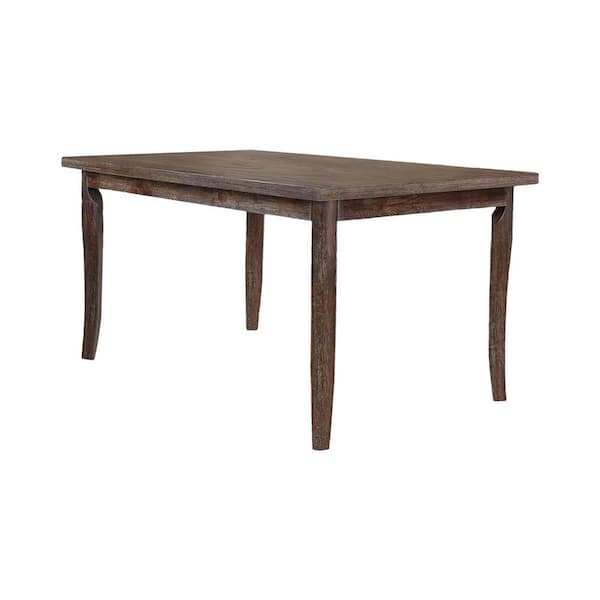 Best Master Furniture Mindy 60 in. Antique Natural Oak Rectangular Dining Table