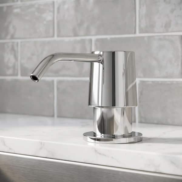 10 oz. Kitchen Soap Dispenser in Chrome