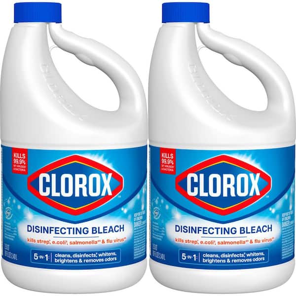 81 oz. Concentrated Regular Disinfecting Liquid Bleach Cleaner (2-Pack)