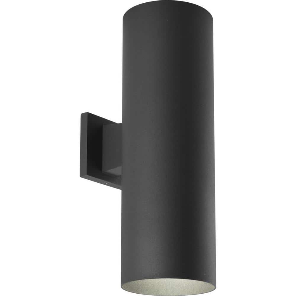 Elegant Dimmable Bronze-Black Cylinder Wall Light
