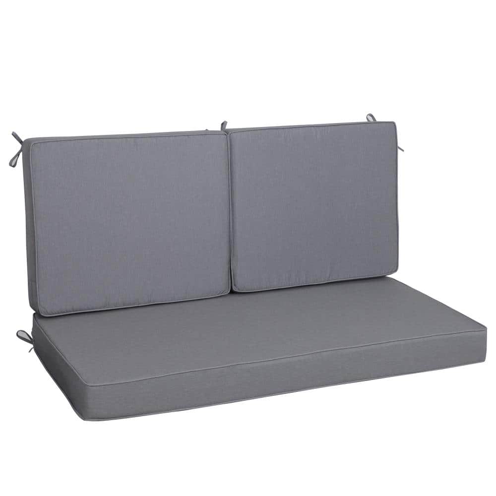 48 x 24 in Outdoor Loveseat Cushion Set, Waterproof Fade Resistant with Removable Cover(1 Seat + 2 Back Cushions) price history on PriceWatchPro