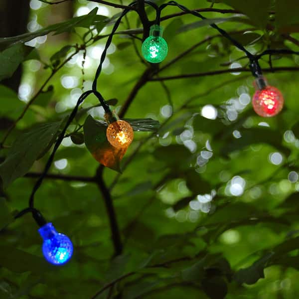 Colorful String Lights Plug In,16.5ft 50 Led Colored Globe String