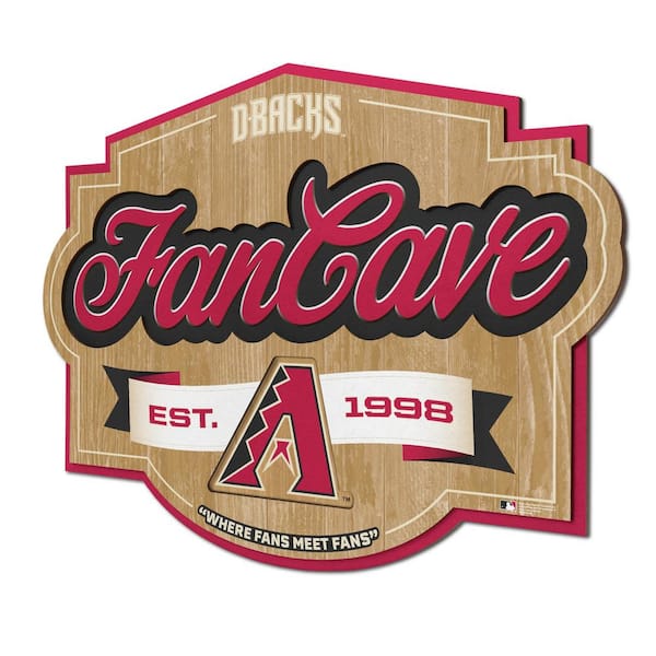 YouTheFan MLB Arizona Diamondbacks Fan Cave Decorative Sign 1903172 - The  Home Depot