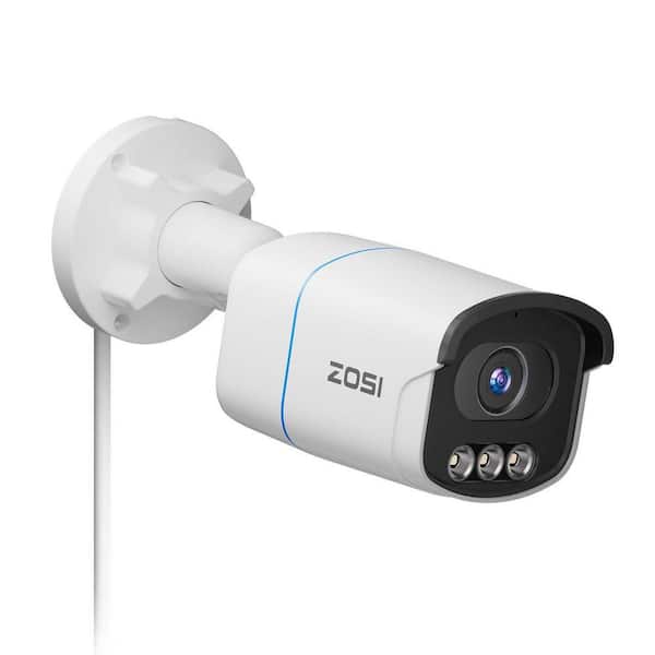 C186A 4K 8MP PoE Add-on hardwired IP Security Camera, Only Work with ZR08HQ ZR08HN ZR16HB ZR16HK